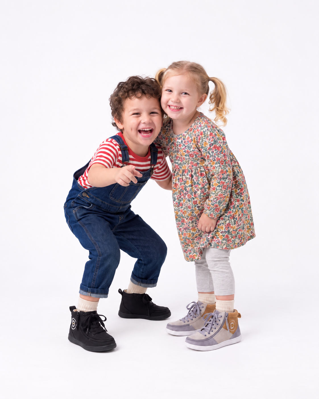 Toddler in DAYO shoes